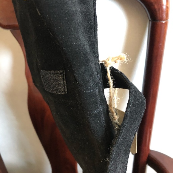 NEW BORN LEATHER black over the knee boots Size 8 - Picture 6 of 14